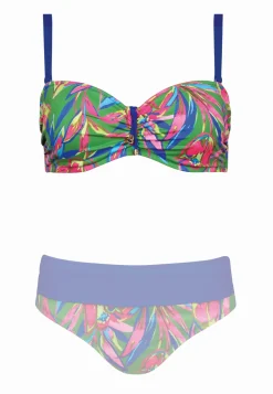 Bardotka - Biustonosz kąpielowy Tropical FG13/883