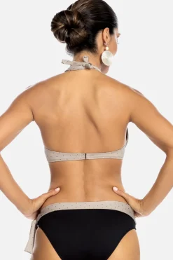 Beżowa góra stroju kąpielowego push-up FG11/811A