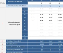 Beżowe błyszczące monokini push-up FL25/641L Lurex