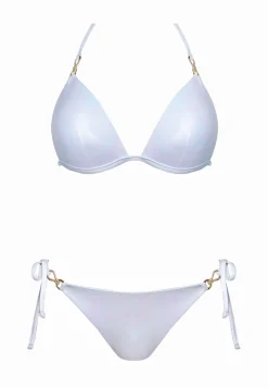 Bikini Set - Biały strój kąpielowy p-up FL17B/645