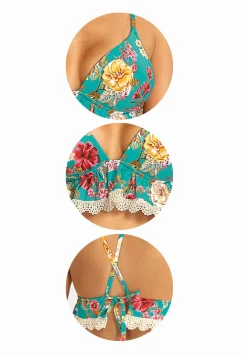 Biustonosz bikini FG161B/882 Półgorest z koronką