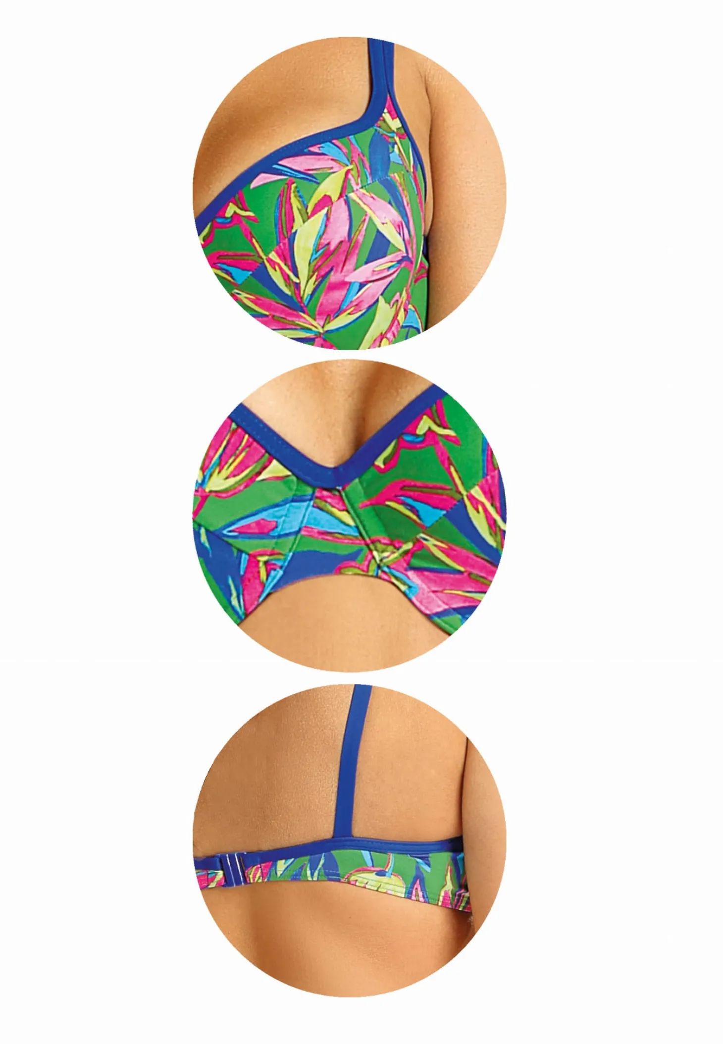 Biustonosz kąpielowy push-up Tropical FG10D/883