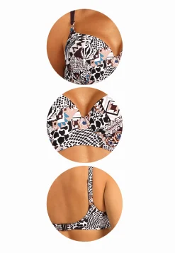 Biustonosz kąpielowy push-up w stylu Etno FG10/887