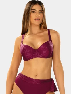Biustonosz od stroju kąpielowego FG04G/910S bordo