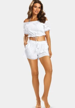 Bluzeczka haft | Hiszpanka Boho crop top F227/645