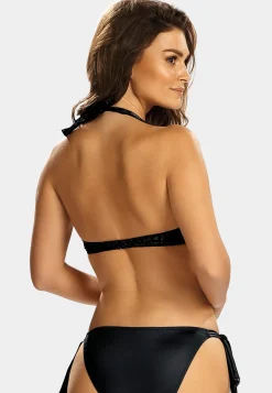 Czarna góra od bikini wiązana na szyi FG11/885