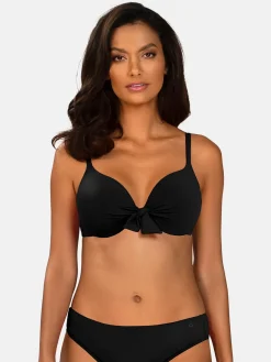 Czarna góra od bikini z efektem p-up FG228/509