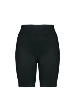 Czarno - złote Kolarzówki legginsy Casual LG02/518