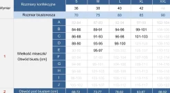 Czarny biustonosz kąpielowy z paseczkami F155/509