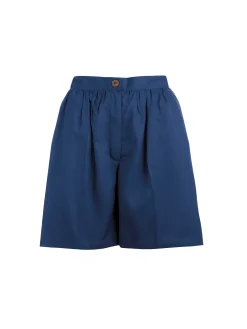 Damskie spodenki | Granatowe Bermudy F124D/839