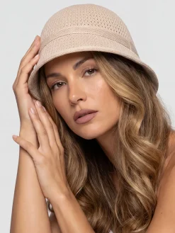 Damski kapelusz na lato Bucket hat F65/K47/808