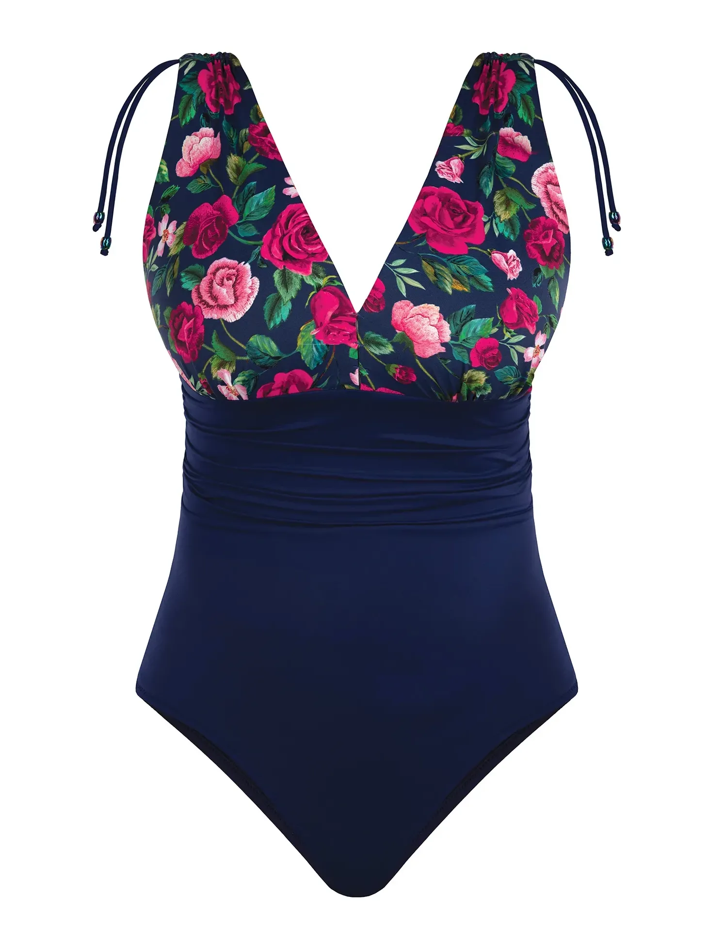 Damski kostium kąpielowy plus size F232A/927 Róża