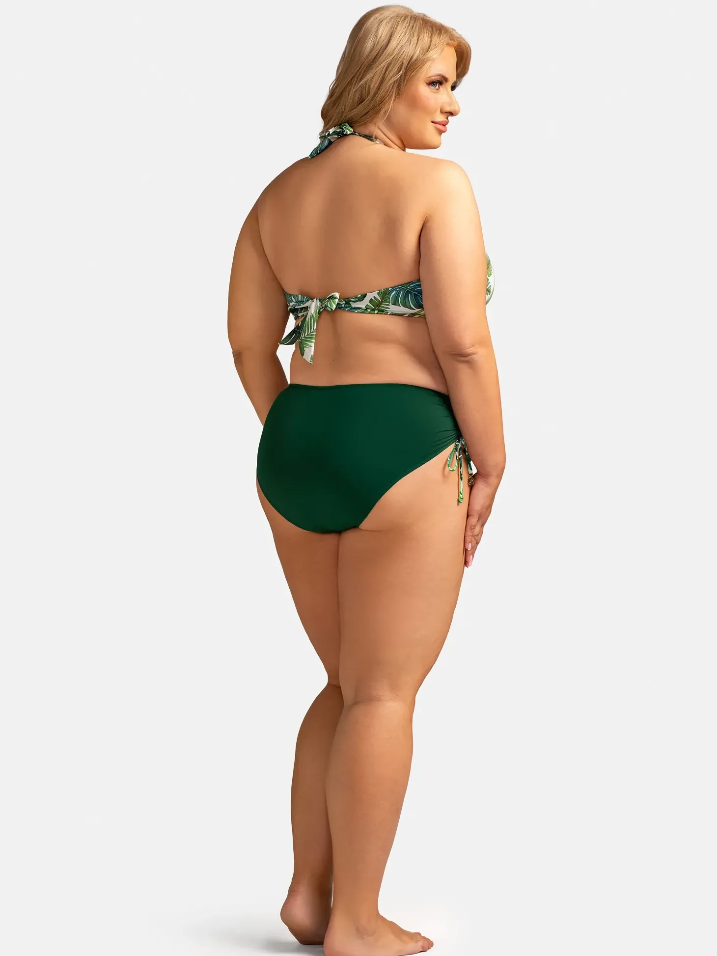 Dół od bikini - figi wysoki stan FD90/907 khaki