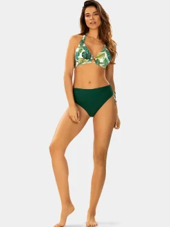 Dół od bikini - figi wysoki stan FD90/907 khaki