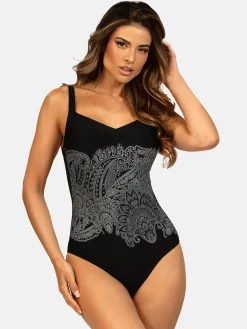 Elegancki strój jednoczęściowy F31B/931 Boho print