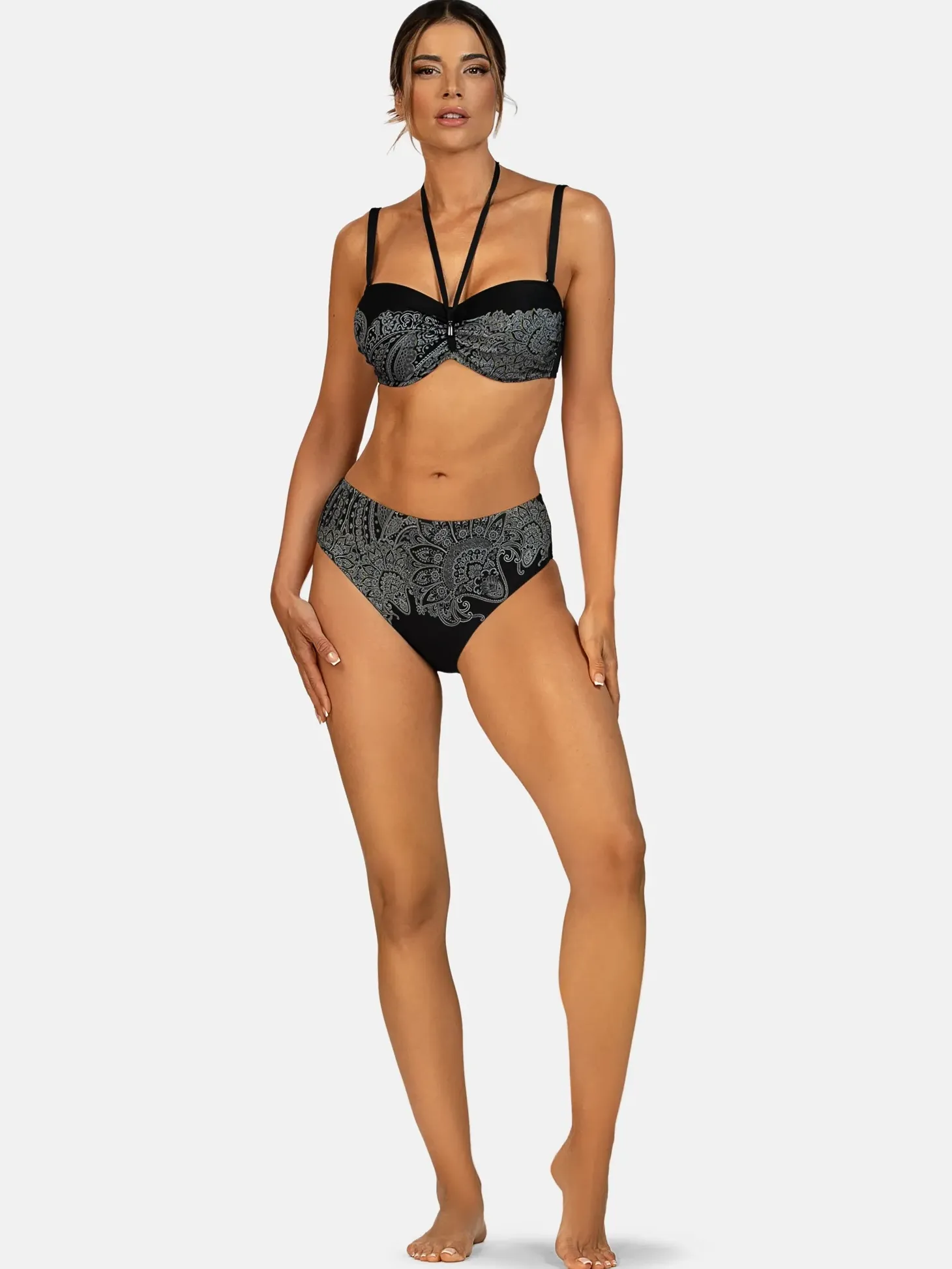 Figi bikini wysoki stan - smukły brzuch FD164/931
