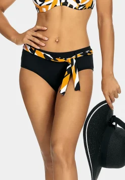Figi kąpielowe typu szorty czarne Mango FD21H/825