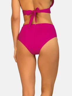 Figi kąpielowe z marszczeniem high waist FD166/919