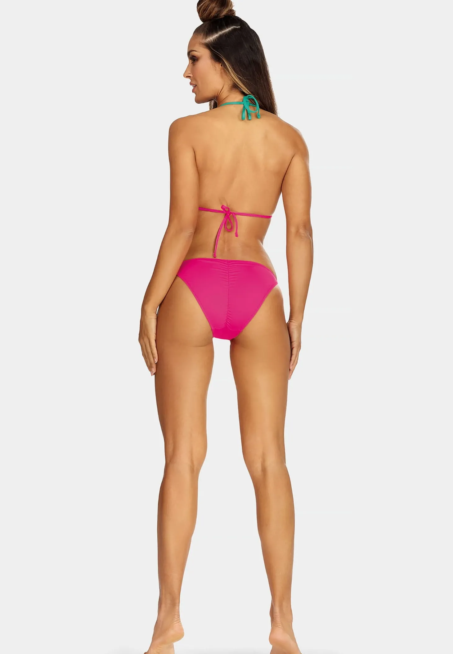 Figi od bikini wiązane - neonowe kolory FD144/828