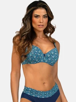 Góra kąpielowa na duży biust FG04/922 Blue Orient