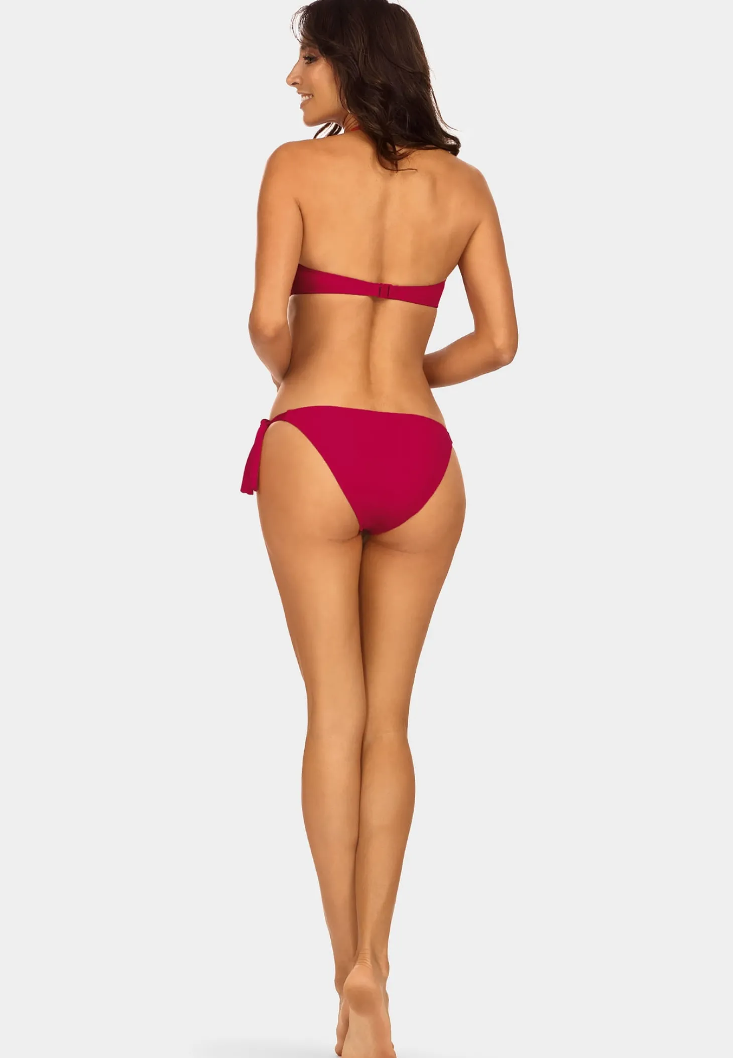 Góra od bikini bardotka push-up czerwona FG72C/760