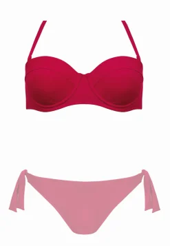 Góra od bikini bardotka push-up czerwona FG72C/760