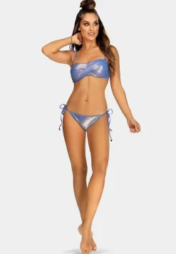 Góra od bikini fiolet - wiązana szarfa FG187/832A
