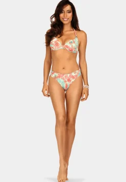 Góra od bikini push-up pastelowa w kwiaty FG11/870