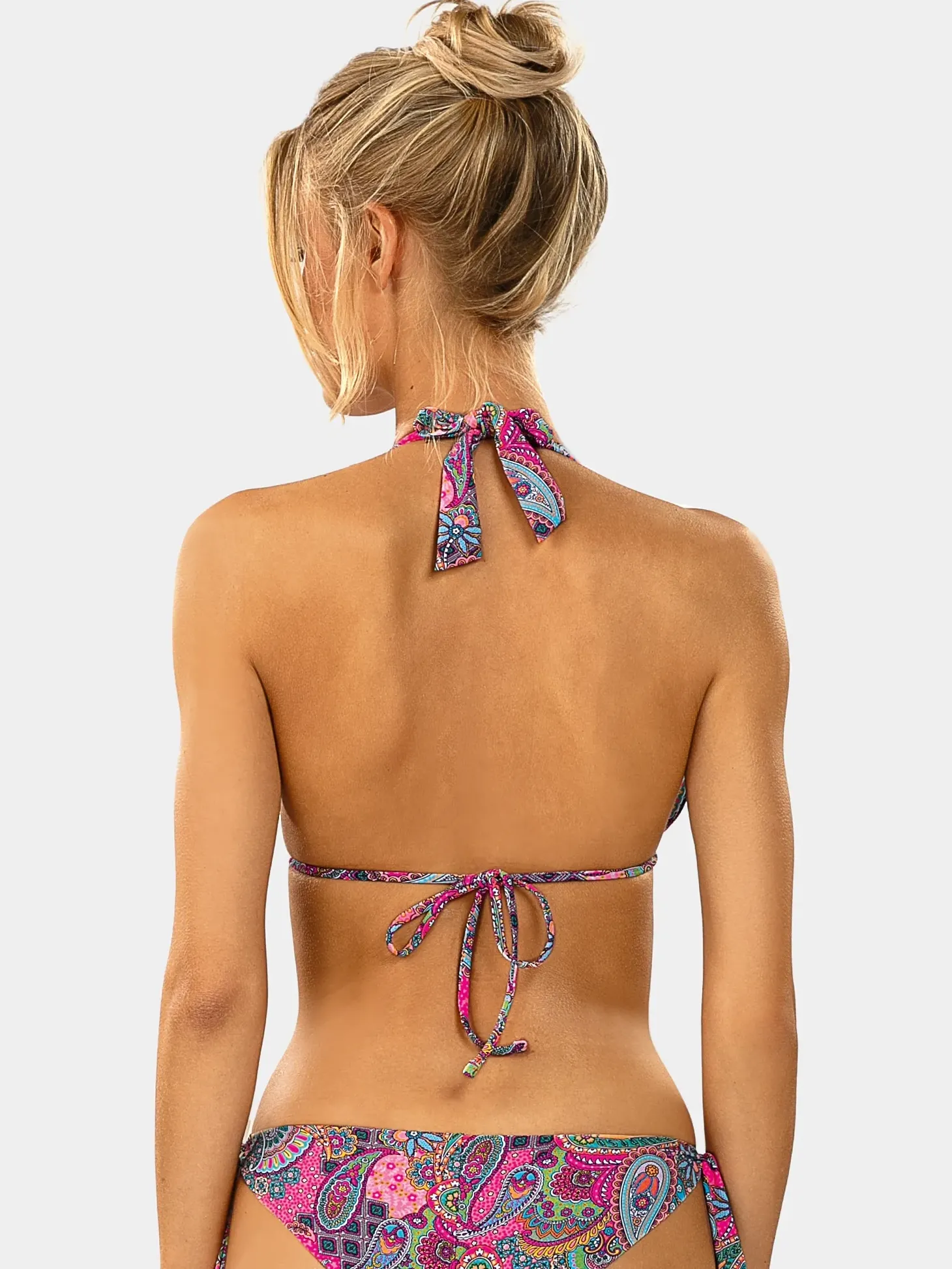 Góra od bikini wiązana na szyi FG144D/899 Paisley