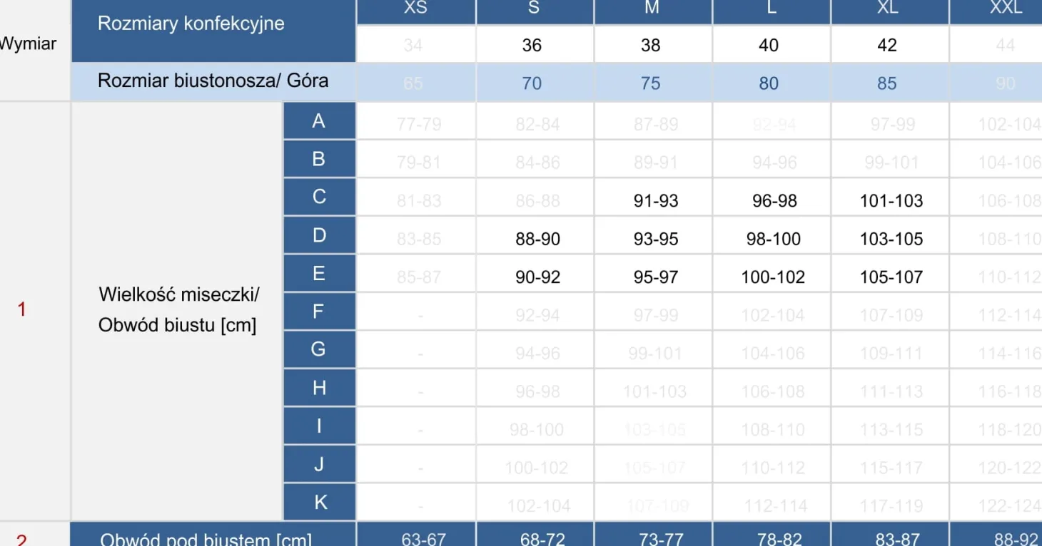 Góra od kostiumu wiązana push-up w paski FG161/860