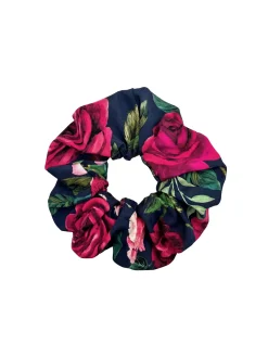 Gumka do włosów Scrunchie - frotka w róże G03/927