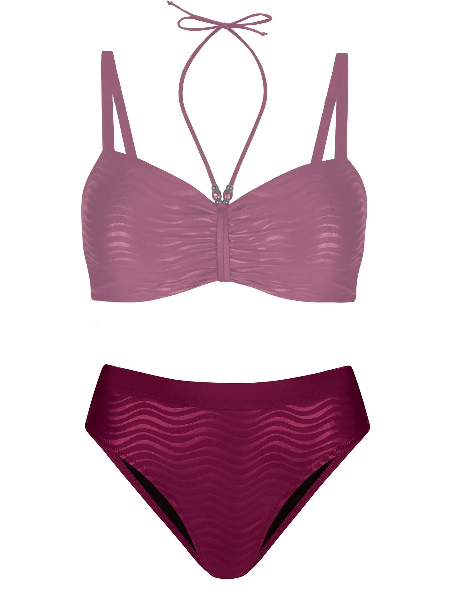 Klasyczne figi damskie od bikini FD20/910S Burgund