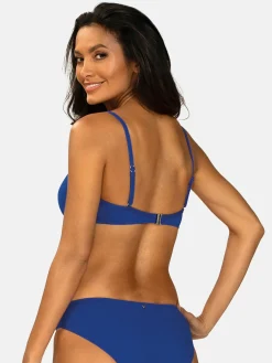 Kobaltowa góra od bikini wyjmowany p-up FG21H/604V