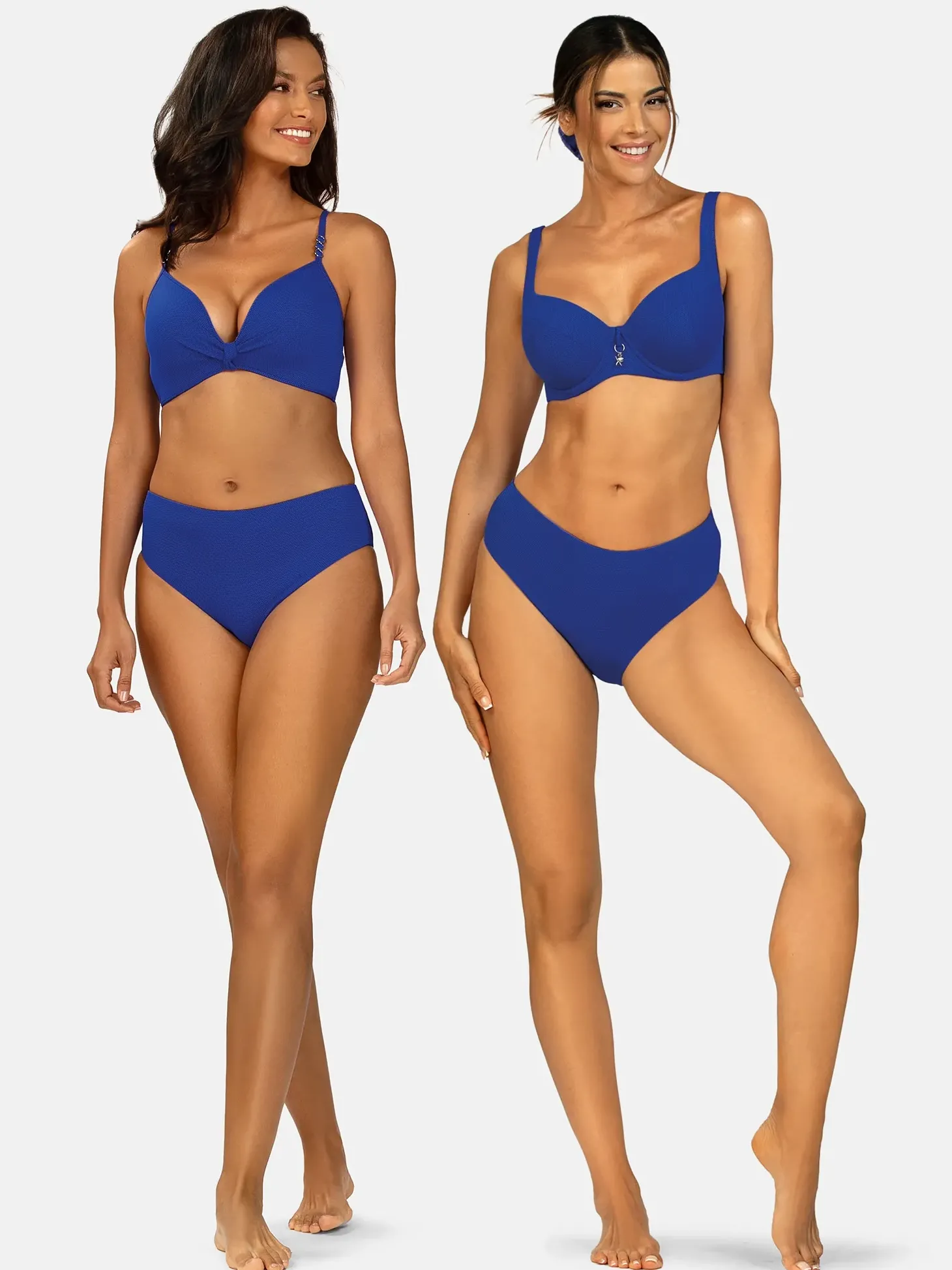 Kobaltowy dół bikini z wysokim stanem FD164/604V