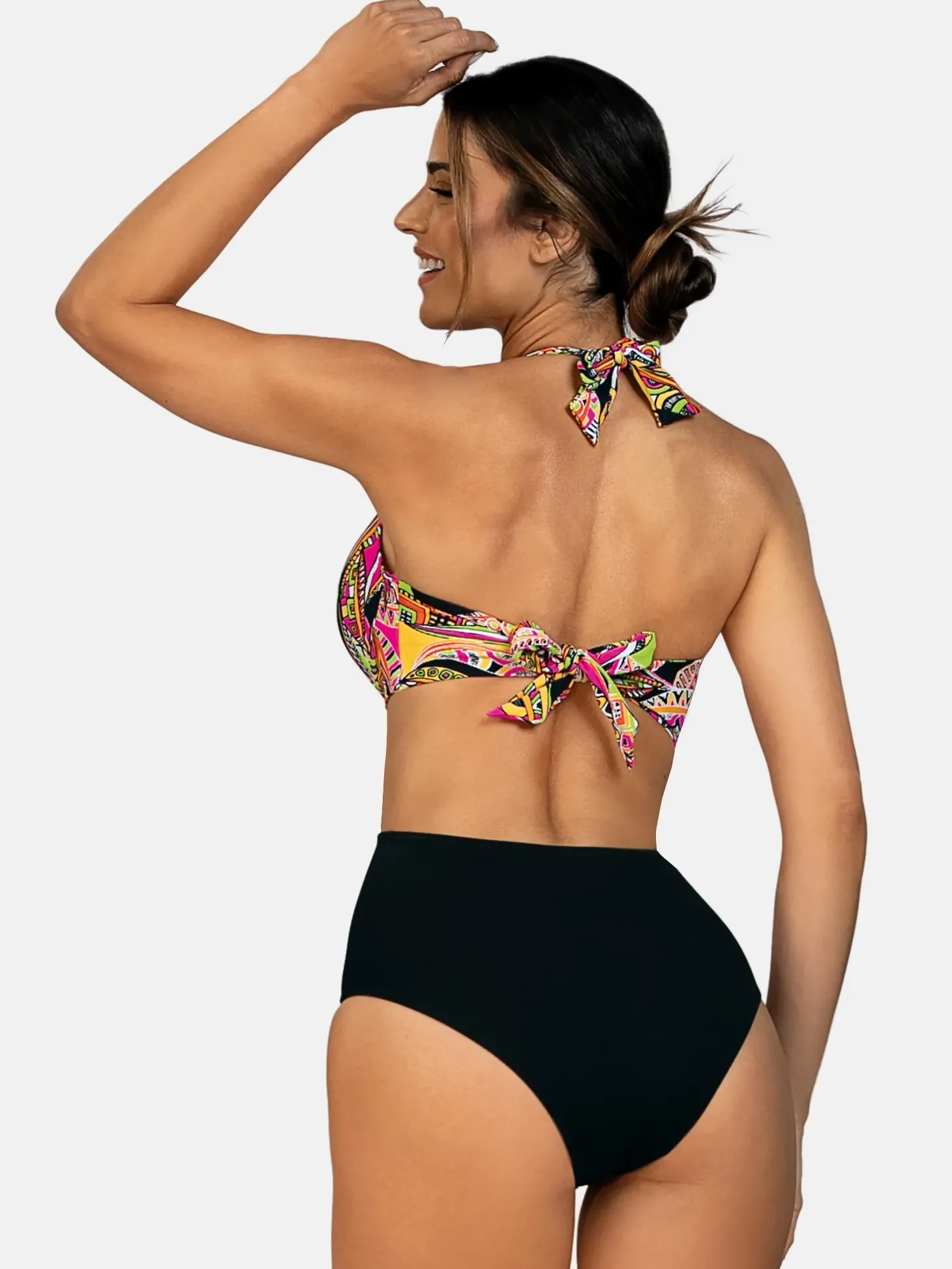 Kostium kąpielowy typu monokini prążek F233/929P