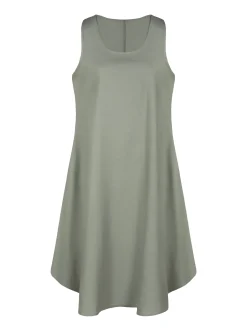 Letnia sukienka damska z lnem oversize F253/857