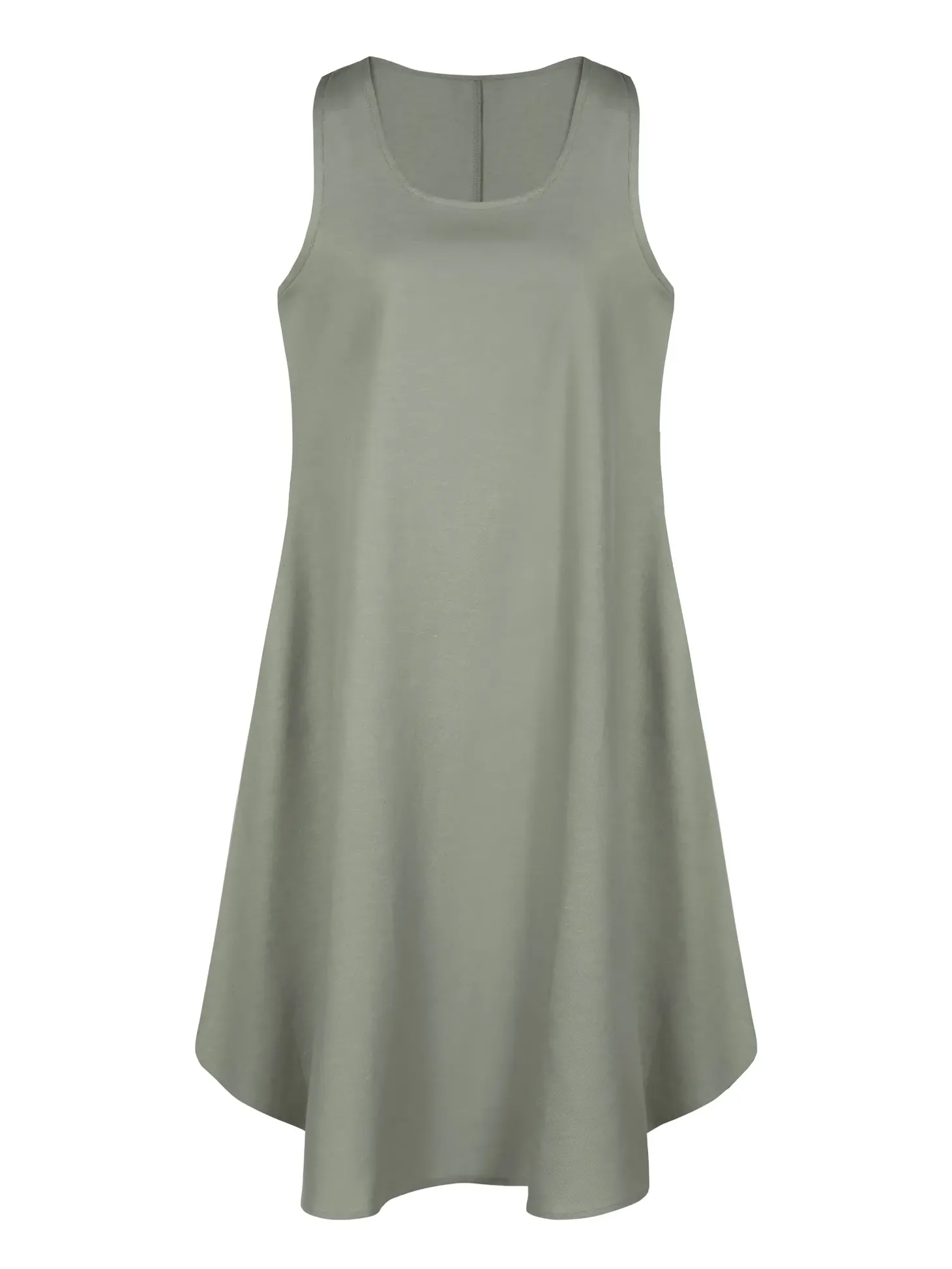 Letnia sukienka damska z lnem oversize F253/857