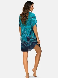 Letnia sukienka Tunika damska oversize F122A/928H