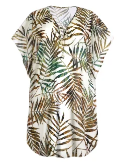 Letnia tunika Sukienka plażowa plus size F122A/925