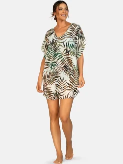 Letnia tunika Sukienka plażowa plus size F122A/925