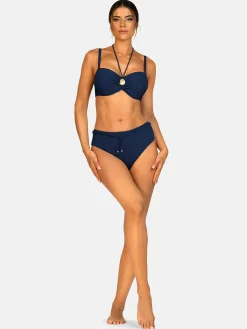 Modelujące majtki kąpielowe prążek FD164E/839P