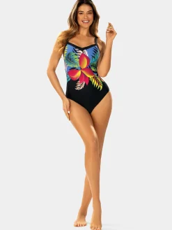 Modelujący strój jednoczęściowy F31/900 Floral