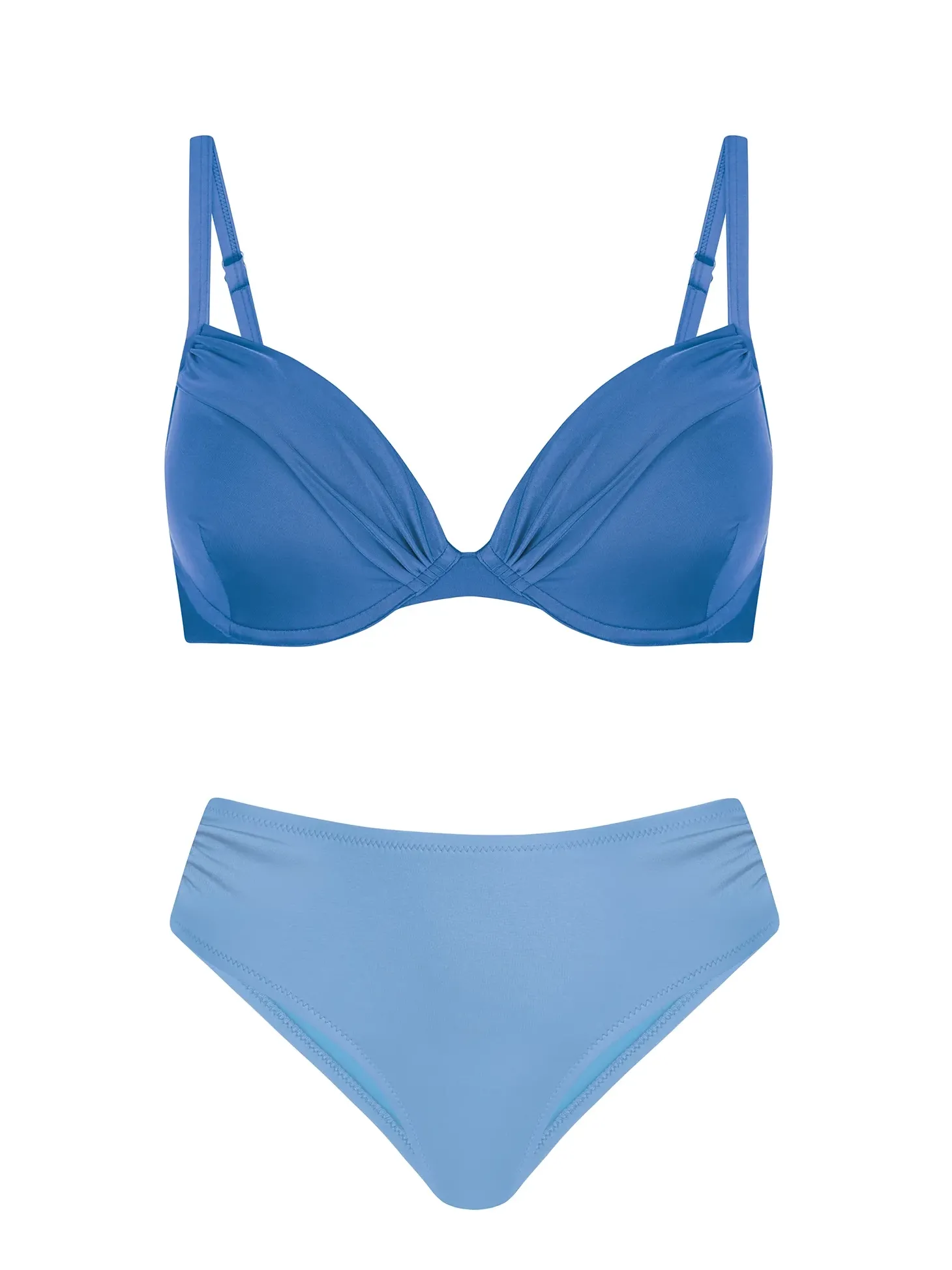 Niebieski biustonosz kąpielowy push-up FG21/859S