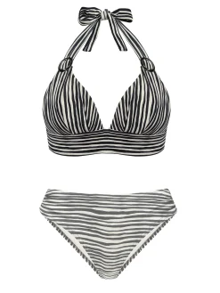 Plażowa góra bikini - wyjmowany p-up FG161/932 B&W