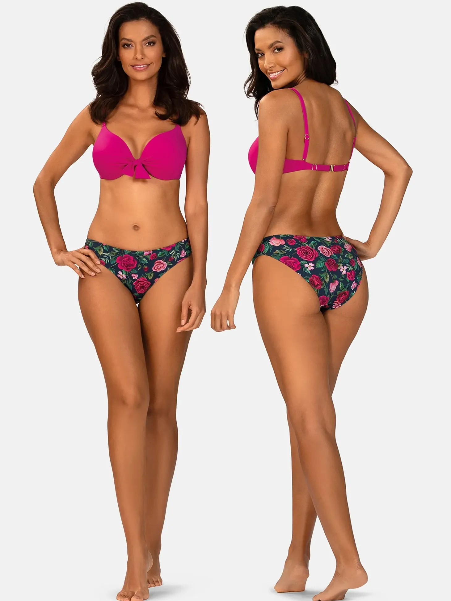 Różowa góra od bikini z efektem push-up FG228/919