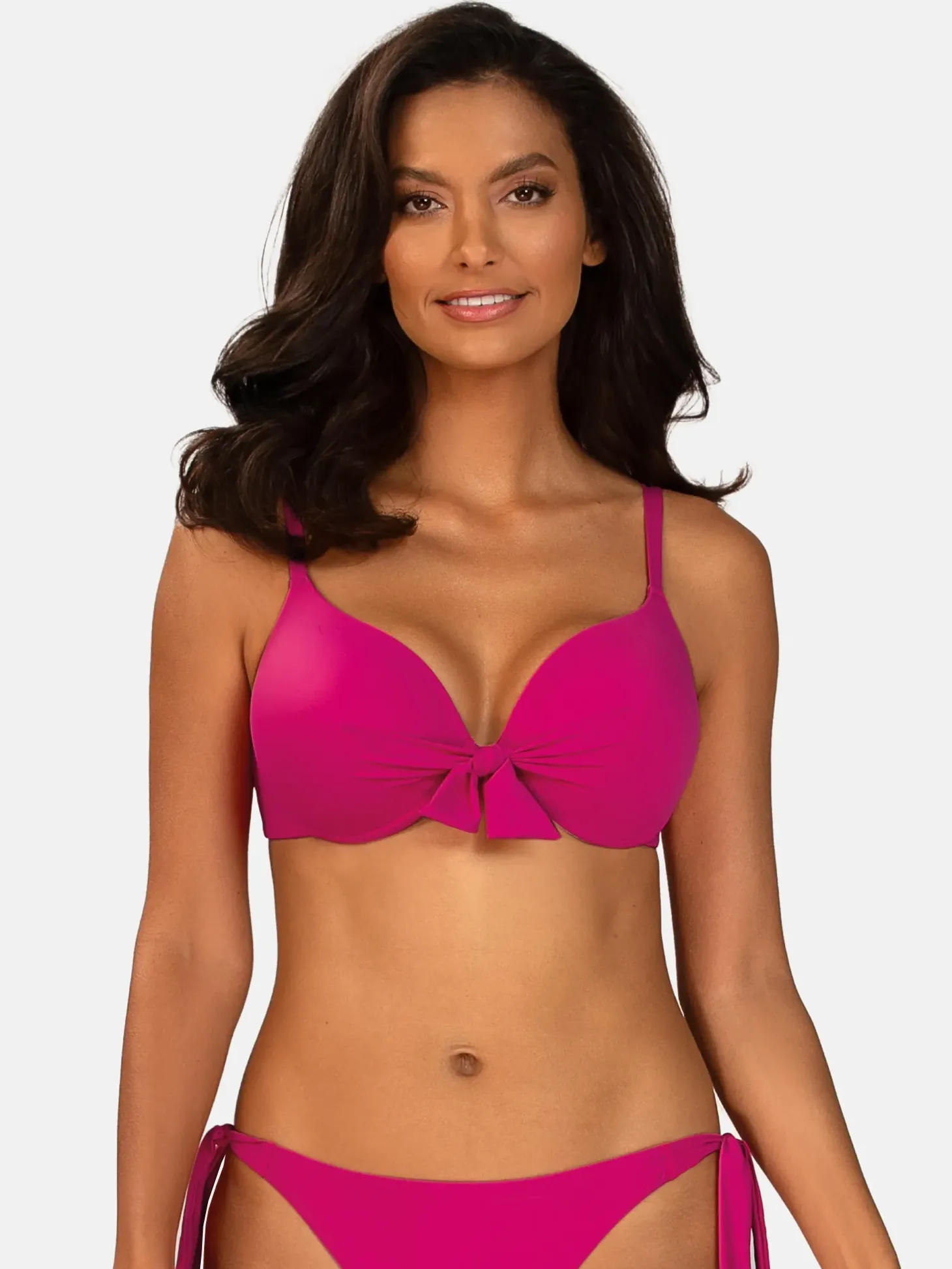 Różowa góra od bikini z efektem push-up FG228/919