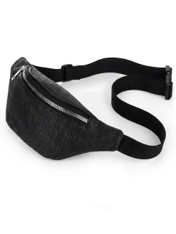 Saszetka | Nerka czarna srebrny zamek F87/BAG65