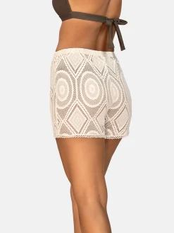 Spodenki - szorty damskie na lato F124C/641H Boho