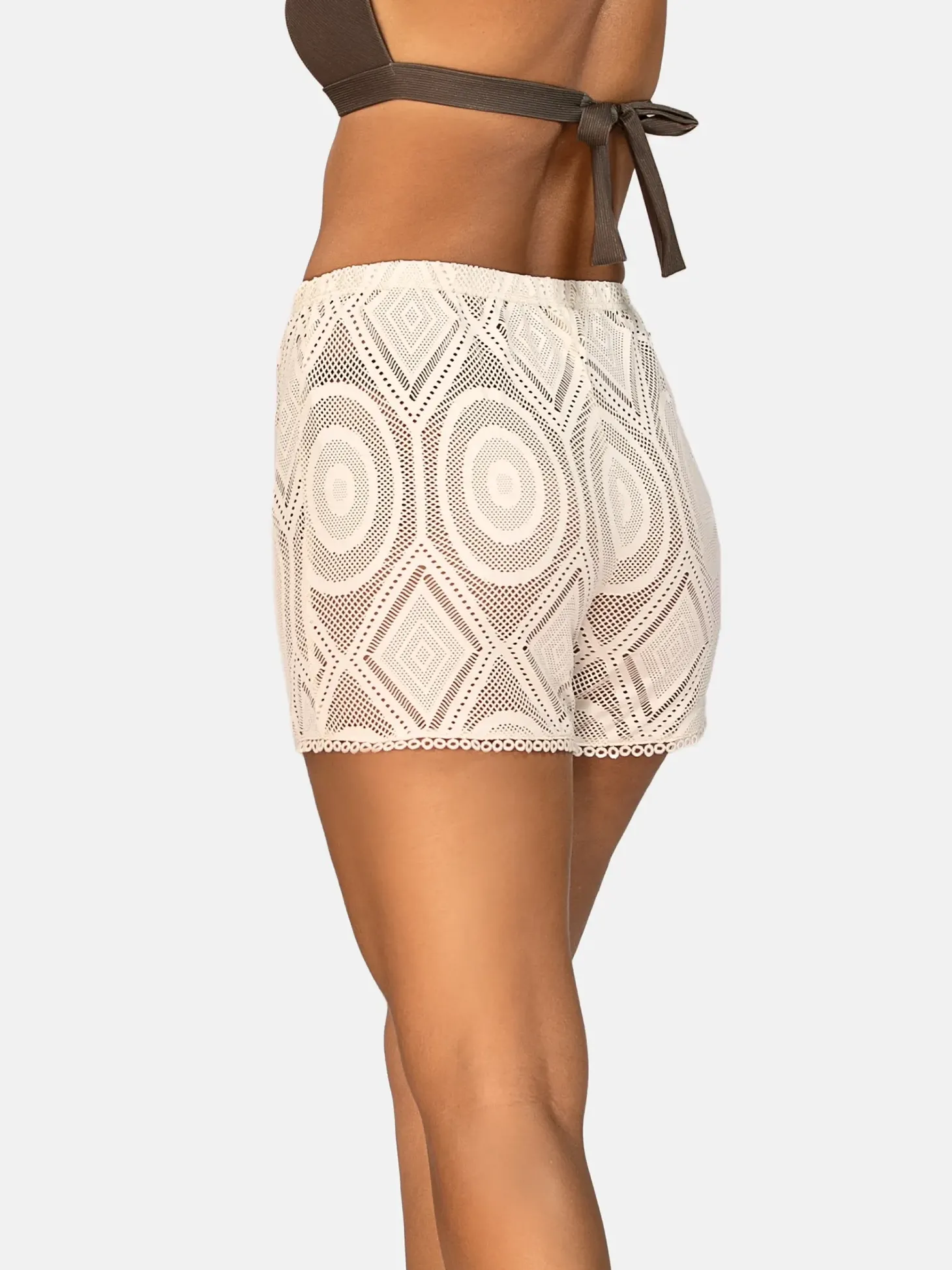 Spodenki - szorty damskie na lato F124C/641H Boho