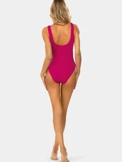 Strój kąpielowy jednoczęściowy FL95A/919G magenta